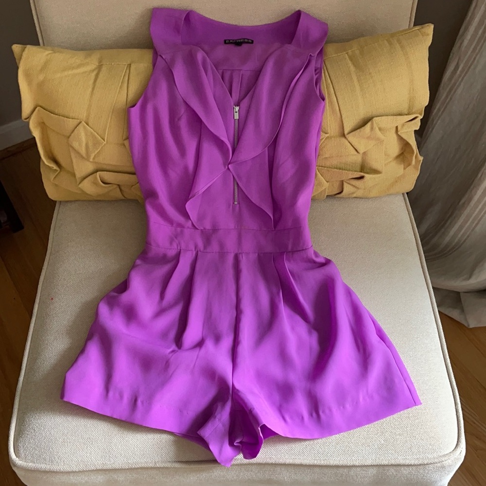 Express Violet/Purple Romper Sz 0